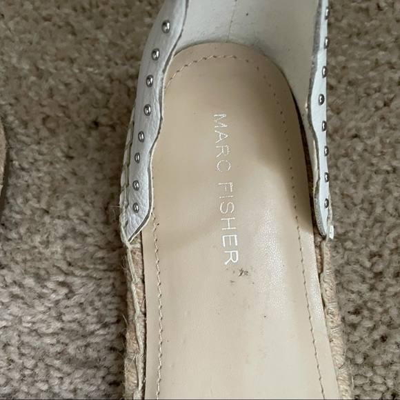 Marc Fisher Studded Ankle Strap Espadrilles Sandal-SZ 8.5 - Picture 5 of 16